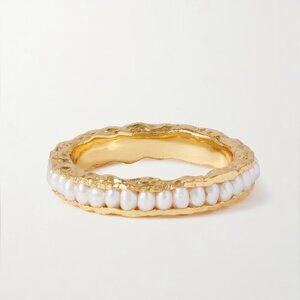 Pacharee Mini Pearls Stackable Ring